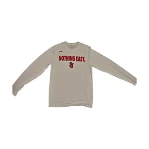 St. John's University Nothing Easy White Long Sleeve T-Shirt