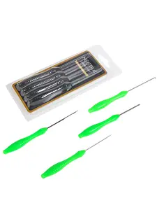 Professional Fishing Lure Needle Set, 1 Set Mixed Length Bait Rigs Needle, Portable Fishing Tool for Making Carp Bait Fishing Gear