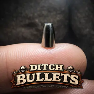 Ditch Bullets™ Micro Tungsten Creek Flipping Weights | Bullet Worm Sinkers Built for Tight Water