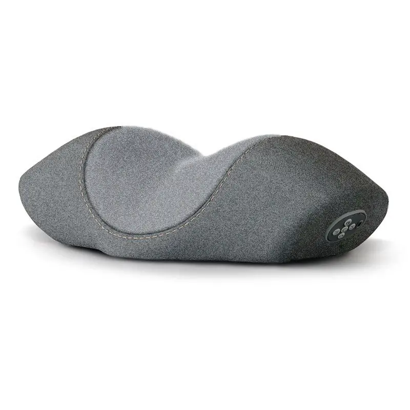 Heated Electric Neck Massage Pillow with Memory Foam Cervical Support, Neck Pain Relief & Sleep Aid, Portable Cushion for Home & Office Use (For Adults)