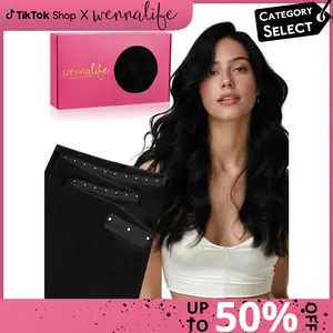 WENNALIFE Butterfly Weft Sew In Hair Extensions Real Human Hair Genius & Seamless Breathable & Invisible Natural Luxury Remy Hair Straight Fuller Extension #SpringStatements