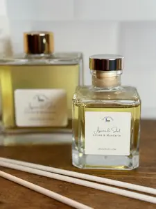Citron & Mandarin Reed Diffuser Set // Agrumes du Soleil Diffuseur de Parfum