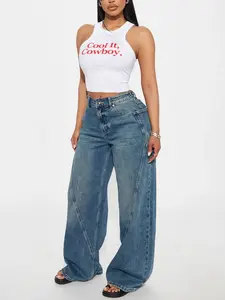 Taking Space Baggy Jeans - Dark Wash