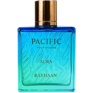 Rayhaan Pacific Aura for Men Eau de Parfum Spray - Packaged, Cooling, Spray-On Men's Fragrance, Single Item, 3.4 Fl Oz (100ML)