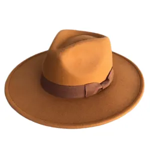 Dion - Vegan Felt fedora with Grosgrain Band