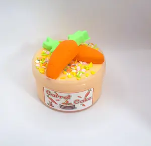 Carrot Cake DIY Slime ~ Scented ~ Wood Glue Slay ~ Good Vibes Slime ~ Easter Basket