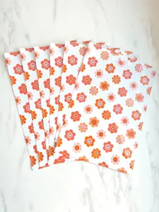 10x13" Retro Flowers Poly Mailers