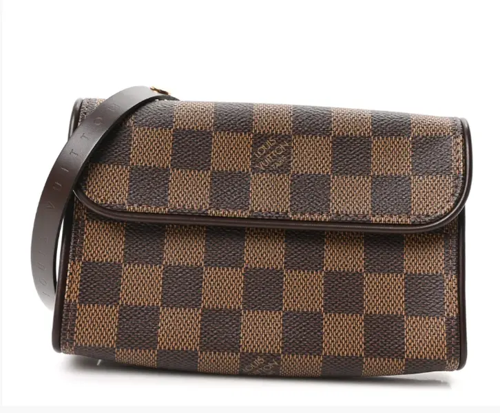 Pre-owned Louis Vuitton Canvas Mini Bags Damier Ebene Pochette Florentine 4000041805738