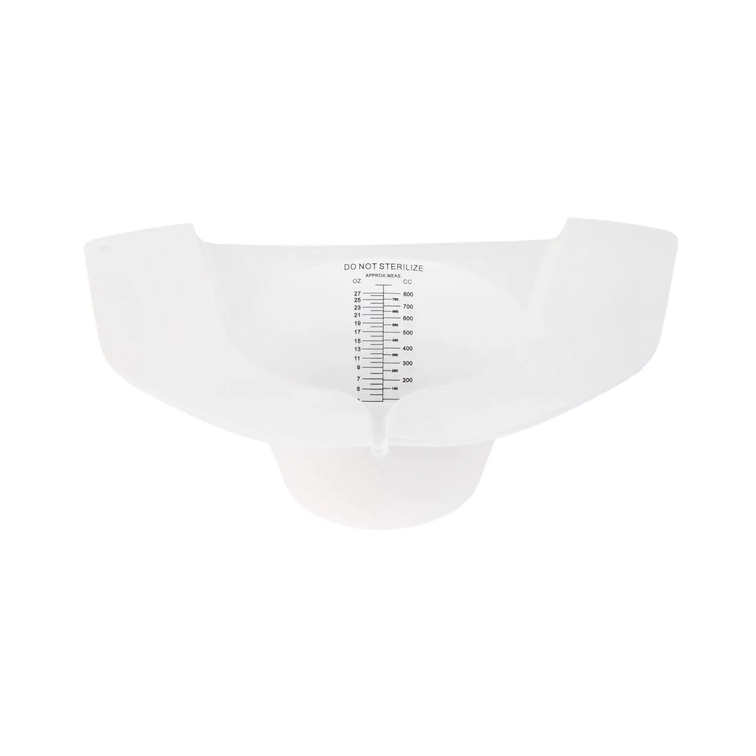 [Pack of 5] McKesson Commode Specimen Collector Urine/Stool White 26 Ounce Model 16-9522 Non-Sterile Polypropylene for Single Patient Use