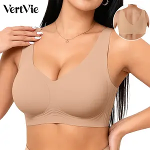 Vertvie|EMILY Seamless Active Tank Bra, Jelly Bras, Wireless Comfort for Everyday Movement Vertvie|EMILY Seamless Active Tank Bra, Jelly Bras, Wireless Comfort for Everyday Movement