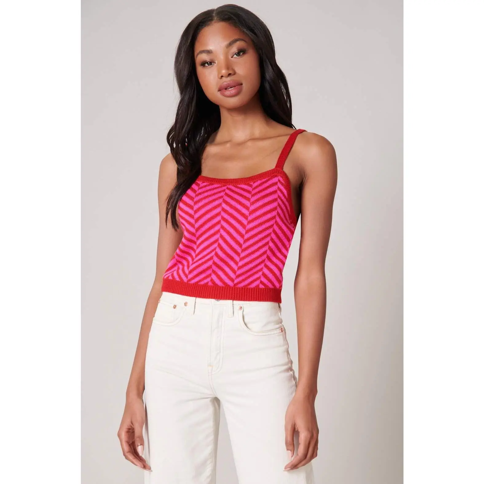 I Want Candy Chevron Sweater Tank