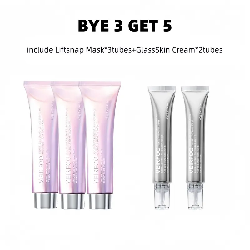 Korean Brand VEIRFOO 4-Style Sodium DNA Water Light Collagen Mask