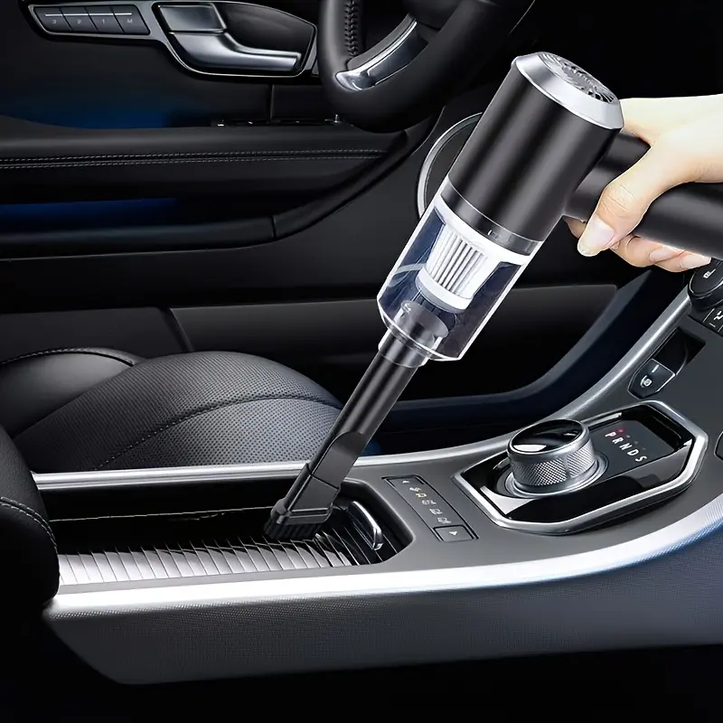Multifunctional Wireless Charging Mini Vacuum Cleaner, Large Suction Power, Wireless Power Supply, Suitable for Computer Cleaning, Household Cleaning, Car Cleaning, Valentine's Day And New Year's Gift
