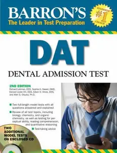 USED-Barron's DAT: Dental Admissions Test by Richard Lehman D.D.S. (Paperback)