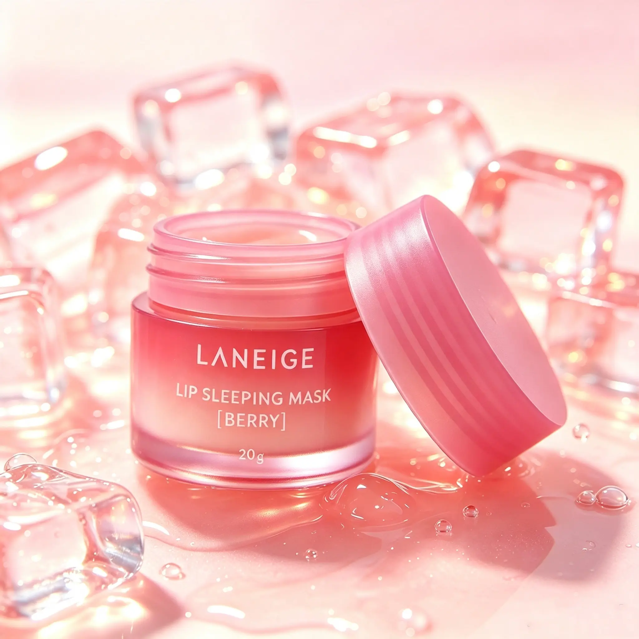 Laneige Lip Sleeping Mask 20g, Antioxidant-Rich Overnight Lip Moisturizer, Deep Hydrating Lip Treatment, Berry, Vanilla, Candy & Gummy Fragrances, Nourishing Lip Balm for Daily Self-Care Routine