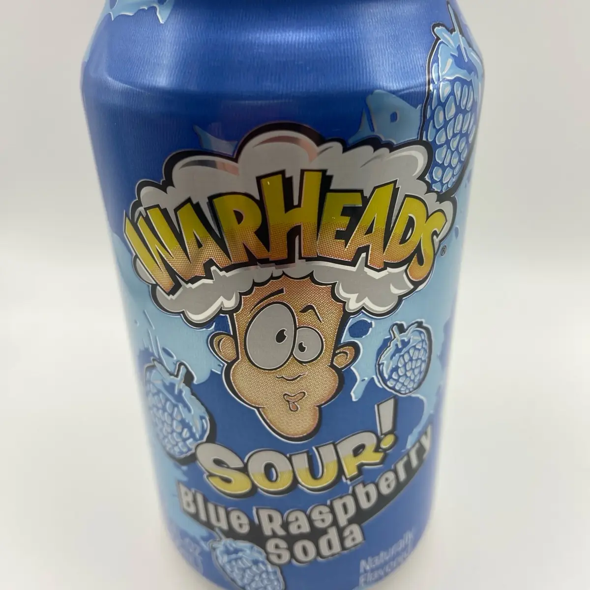 Warheads Sour Blue Raspberry Soda Warheads Sour Blue Raspberry Soda