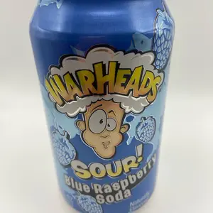 Warheads Sour Blue Raspberry Soda