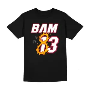 Miami Basketball Bam 83 Point Game T Shirt Historic Heat Culture Streetwear Fan Tee