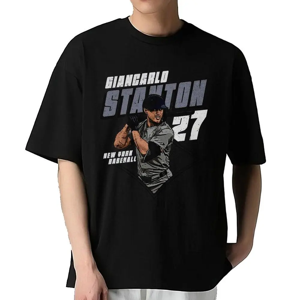 Giancarlo Stanton New York Baseball T-Shirt Vintage 90s Bootleg Power Hitter Fan Gift Tee