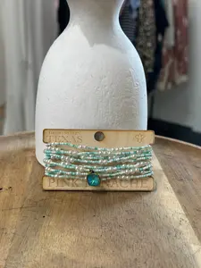 Teal Bracelet Stack