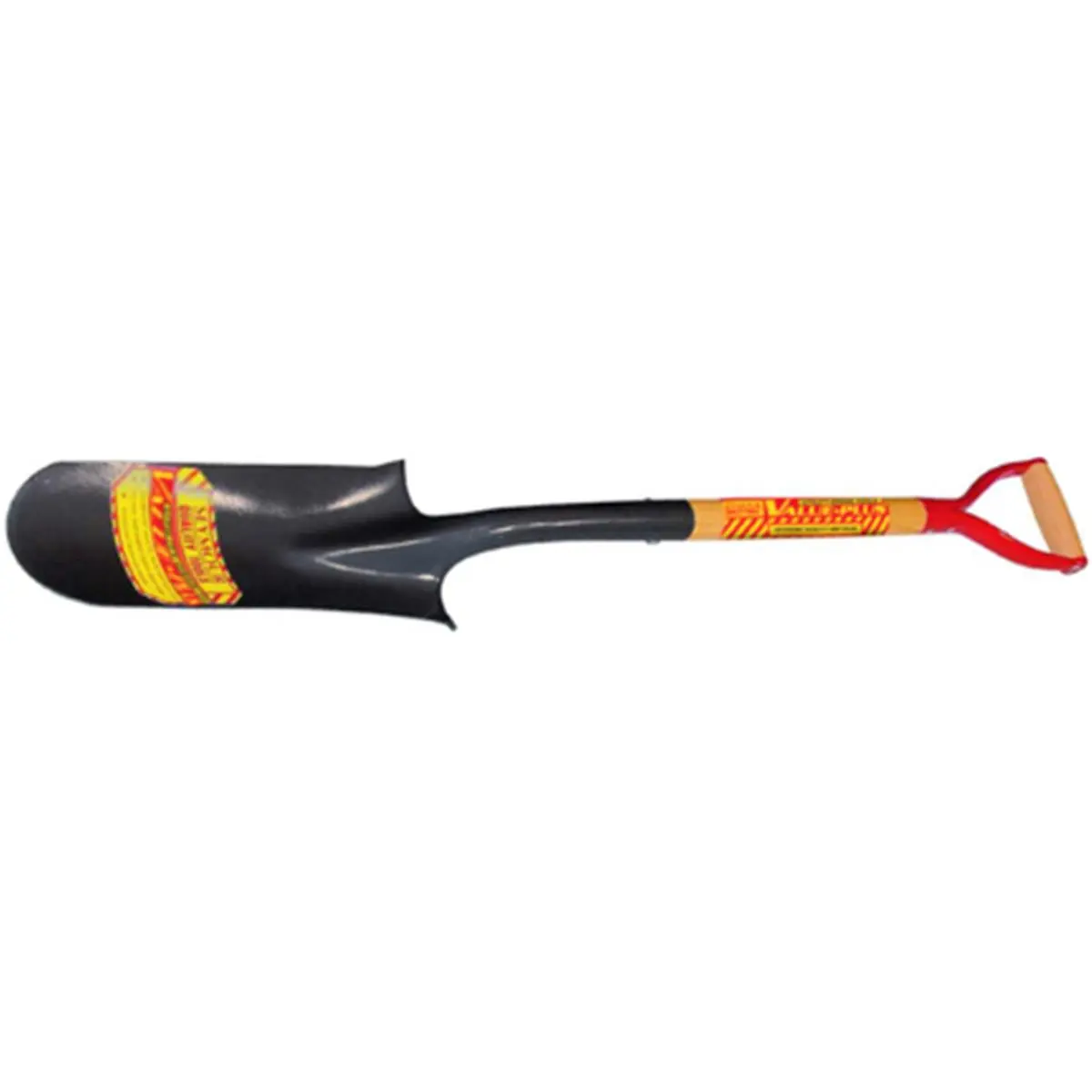 Seymour Manufacturing High Quality Drain Spade Shovel - 14 in. Head, Rear Rolled Step, 30 in. Hardwood Handle, 3.5 lbs., Poly D-Grip, Modern Designs, 30 In. Handle, Poly Grip