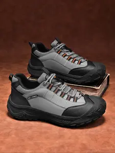 Men's Fashion Hiking Shoes, Outdoor Casual Safety Boots, Breathable Non-Slip Mountain Shoes, Fall Winter New Style, Daily Wear, Trekking Camping Shoes
