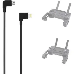OTG Micro USB to iPhone iOS Cable 1ft Connector for DJI Spark Mavic Mini Mavic Pro Mavic 2 Pro Zoom Air Reverse Data Cable for iPhone 7 8 X