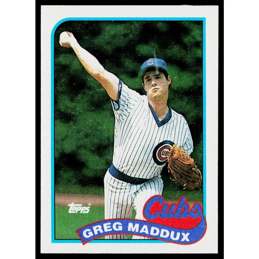 Greg Maddux 1989 Topps #240 Chicago Cubs