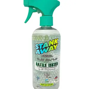 STANK AWAY – Extreme Odor & Smoke Eliminator Spray Non-Stop Odor Elimination • Creates an Invisible Eco-Friendly Barrier – Ice Shield Scent