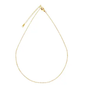 Elegant Simplicity 2 PCS Titanium Steel Simple Necklaces - Versatile & Stylish Design for Any Occasion