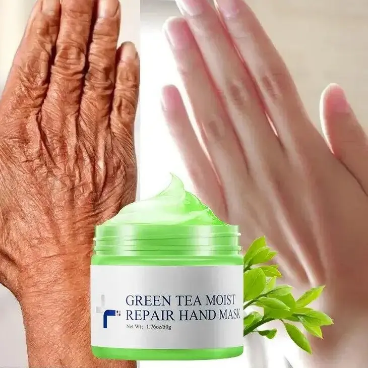 Green Tea Hand Repair Mask for Nourishing and Hydrating Nails