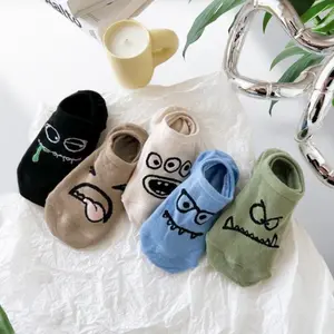 5 Pairs Cute Crazy Funny  Socks for Women Crew Soft Cotton Socks, 5 Different Fun Designs Hidden Socks