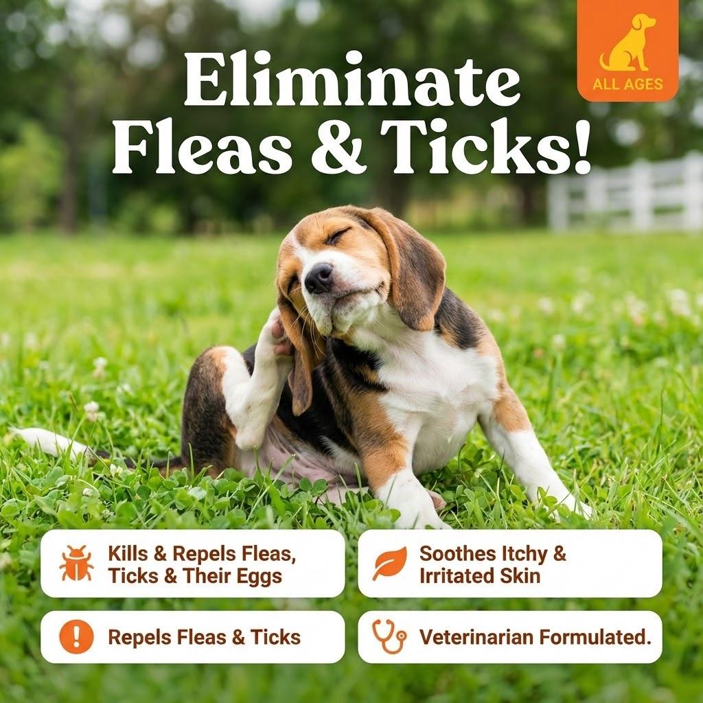 OURCARES Flea & Tick Prevention Support Chews for Dogs – Nutritional Supplement, Not a Treatment – 120Count, Plant-Based Chicken Flavor with Probiotics, Coconut Oil, Flaxseed & Fish Oil – For All Breeds and Ages #Summervibes #DealsForYouDays