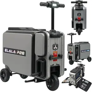 Elala P28 - The Rideable Checked Suitcase Built for Two