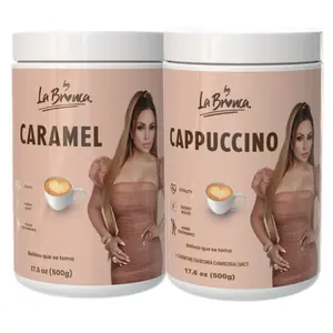 LA BRONCA DUO CAPUCHINO & CARAMEL COFFEE 500 GRAMOS