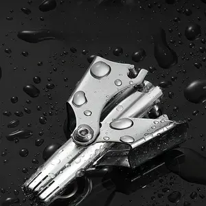 Stainless Steel Manual Nose Hair Trimmer, Unisex Precision Grooming Tool, No Battery Needed, Essential Personal Care Item, High Quality Trimmer