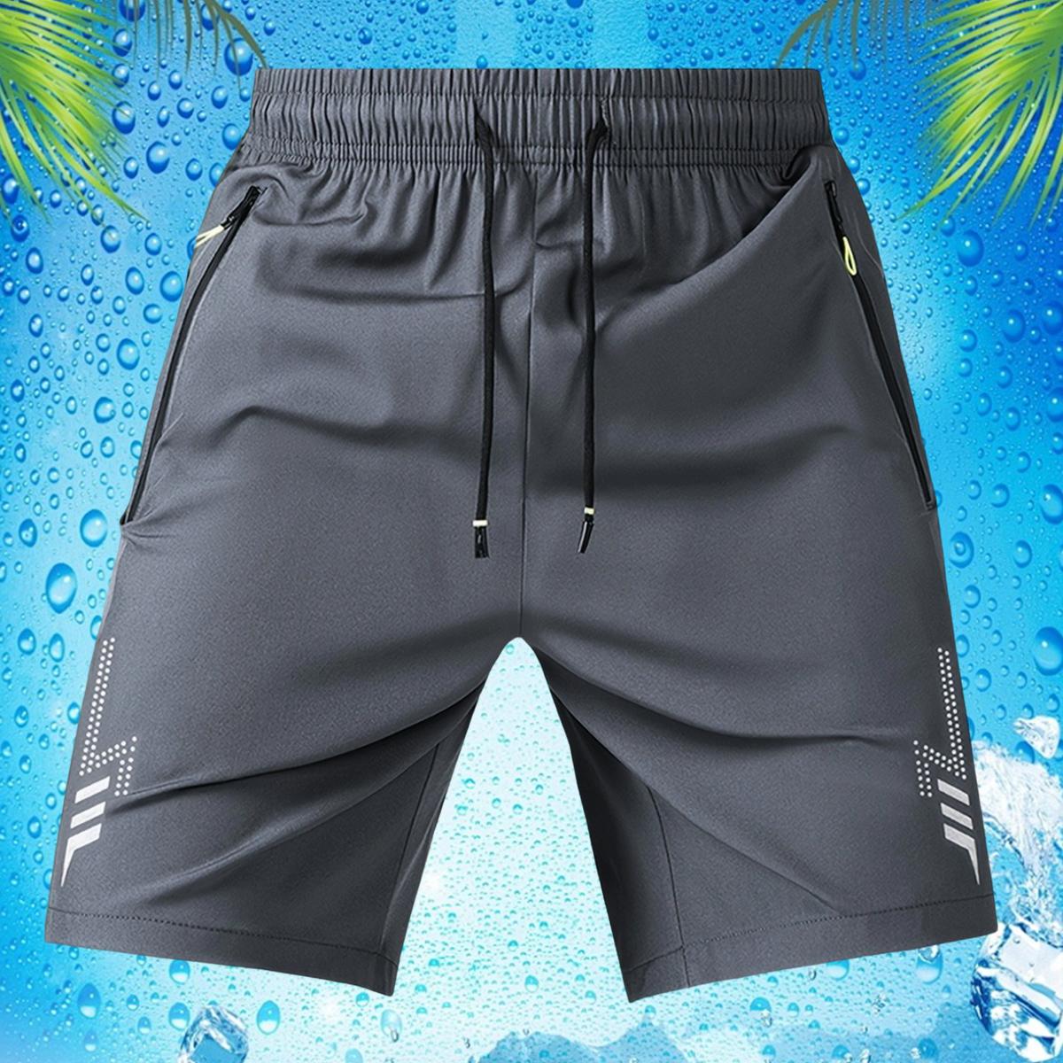 Men’s Two-Piece Shorts Set – Casual and comfortable, with pockets and a drawstring waistband, perfect for travel and everyday wear Menswear Shortsleeve