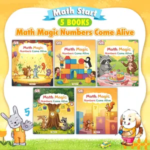 Math Magic Numbers Come Alive – Early Math Learning Book Set for Kids