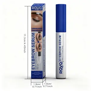 Natural Eyelash & Eyebrow Nourishing Serum 3ml Lengthening Curling Long Lasting Moisturizing Lash Liquid for Daily Use & Makeup Enhancement