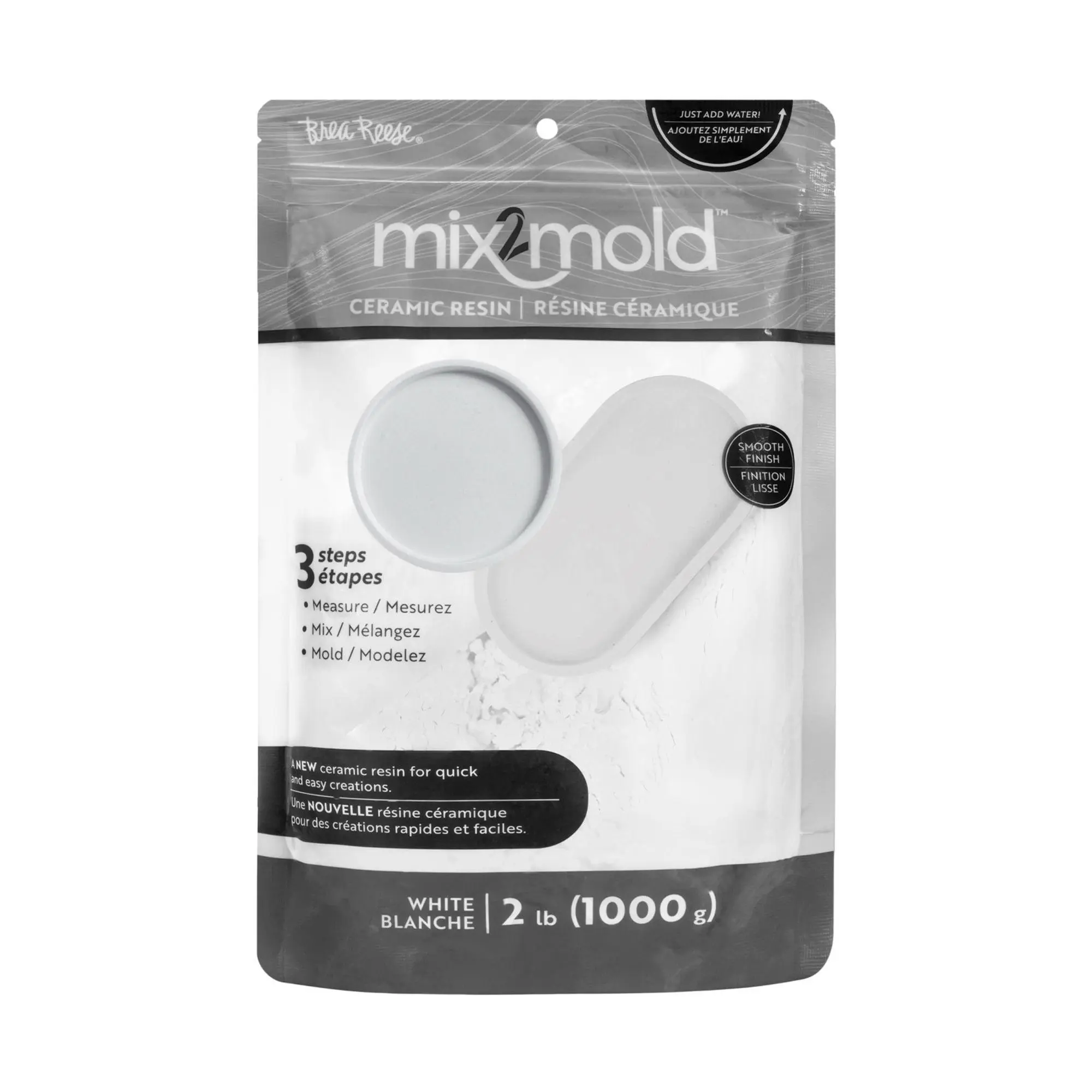 Brea Reese Mix2Mold Ceramic Resin Powder - White 2lb