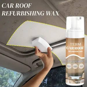 Car Headliner Cleaner & Refresher Wax, Interior Care Foam Cleaning Agent, Car Roof Maintenance Essentials, Rich Foaming Formula, Car Cleaning Supplies