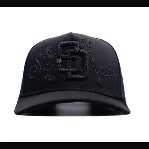 Cap “SDSan Diego”,”BiggBoss” Black/Silver,Premium.