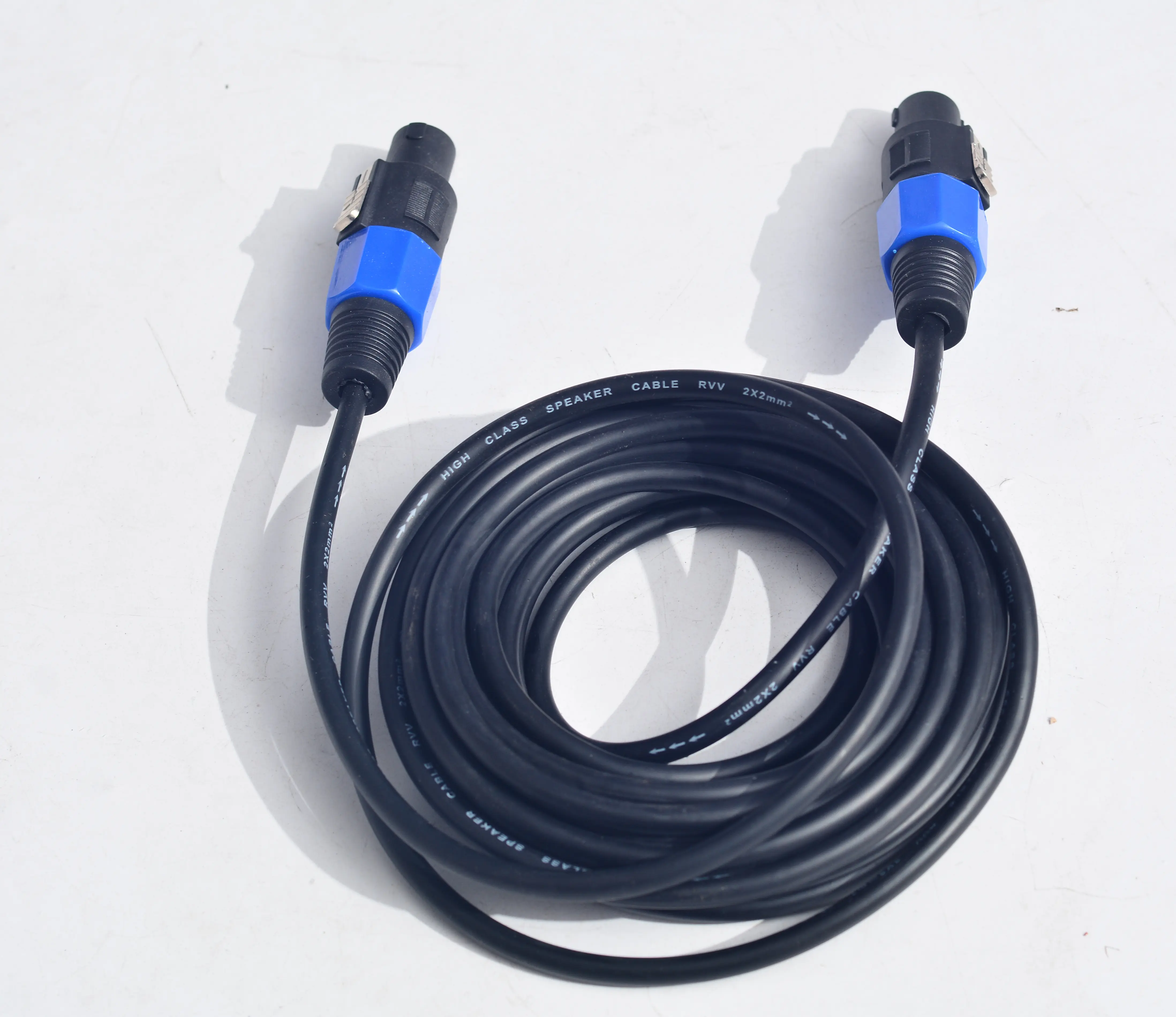 20 ft 14AWG Male-to-Male Speakon Cable - Twist Lock Secure Connection Durable Wire for Sound System, DJ Equipment, Amplifiers, Mixers, Audio Accessories
