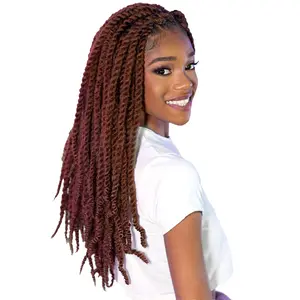 Shake N Go Equal Cuban Twist Crochet Braid - 3X CUBAN TWIST SOFT & NATURAL 22"