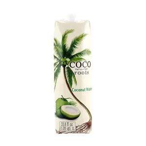 COCO 100% Natural Coconut Water 1L - Pure Electrolytes, No Added Sugar, Refreshing Thai Drink