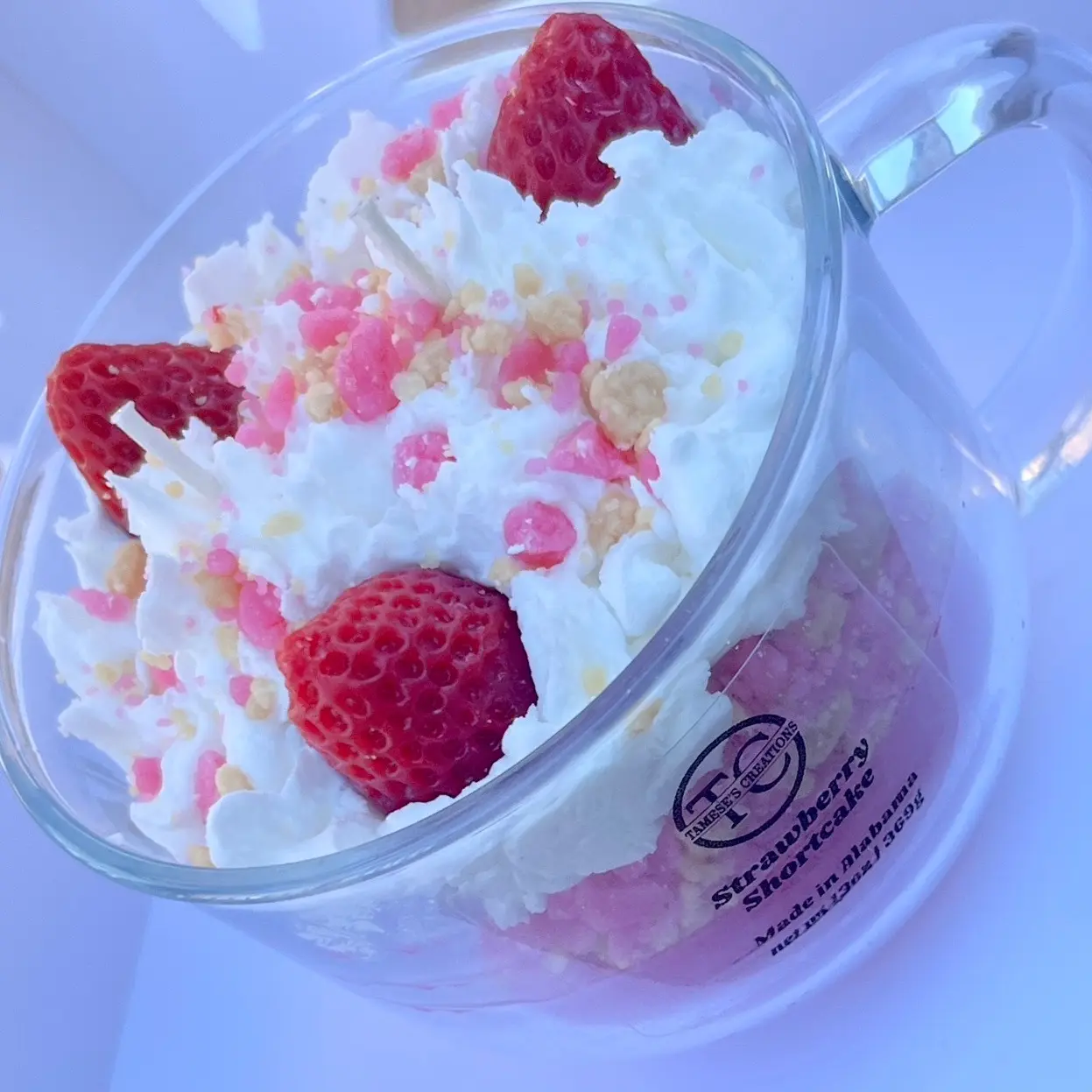 Strawberry Shortcake Dessert Candle 13 oz Strawberry Shortcake Dessert Candle 13 oz