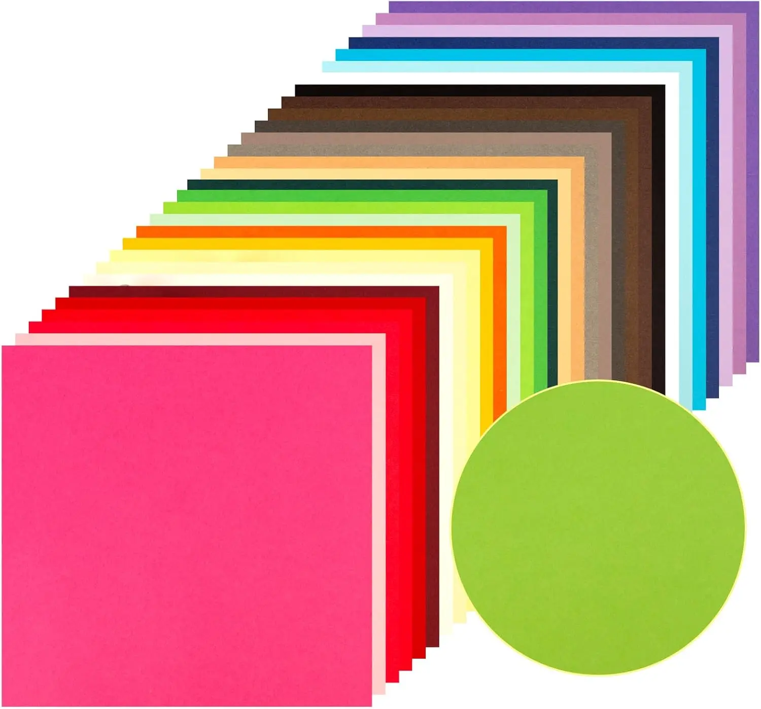 60 Sheets Colored Cardstock Paper for Crafts, 12x12 Cardstock Scrapbook Paper Square Craft Paper for Scrapbooking DIY Project Crafting Supplies 180GSM