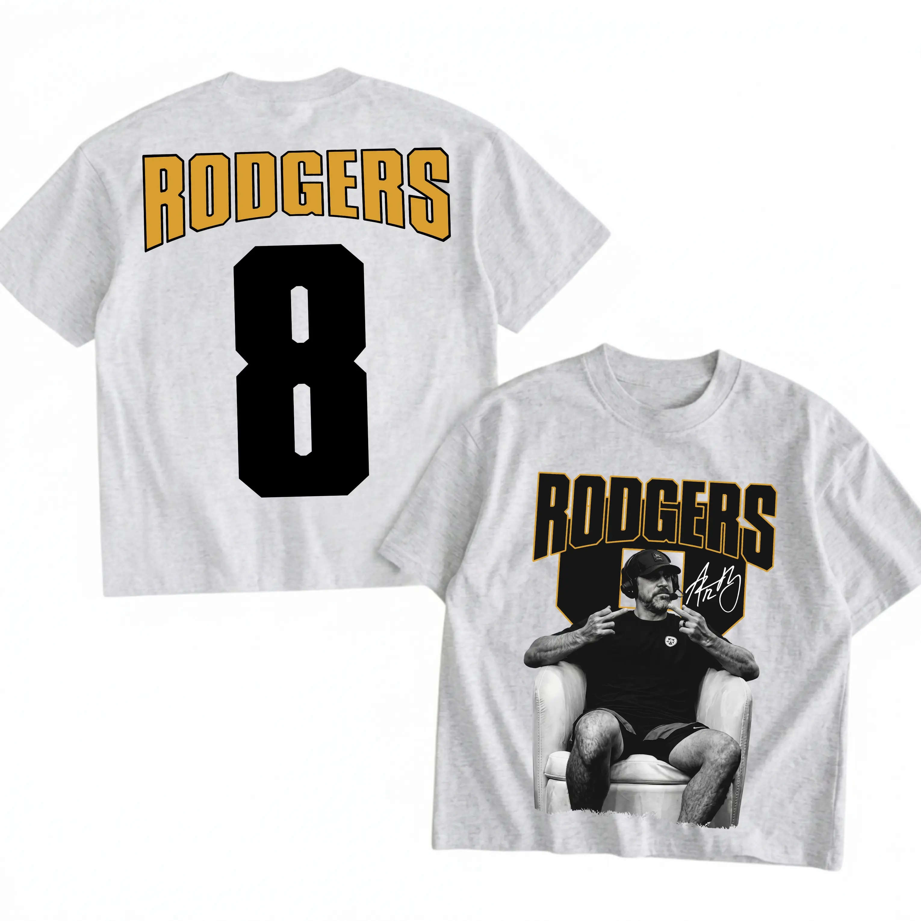 Rodgers 8 Middle Finger Football T-Shirt, Graphic Pittburghs Tee, Unisex Sport Shirt, Gift For Fans