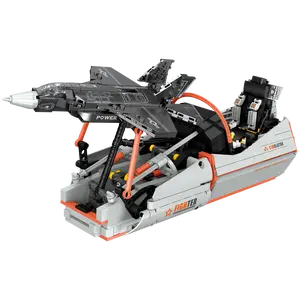 941 Pieces F35 Fighter Jet Building Blocks Set Compatible with LEGO, Military Airplane Model, Birthday Christmas Gift for Adult Army Aviation Lovers