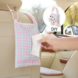 Multifunctional Hanging Fabric Car Tissue Box - Creative Tissue Holder for Vehicles, Strollers, Indoor Leisure & Outdoor Recreation Use